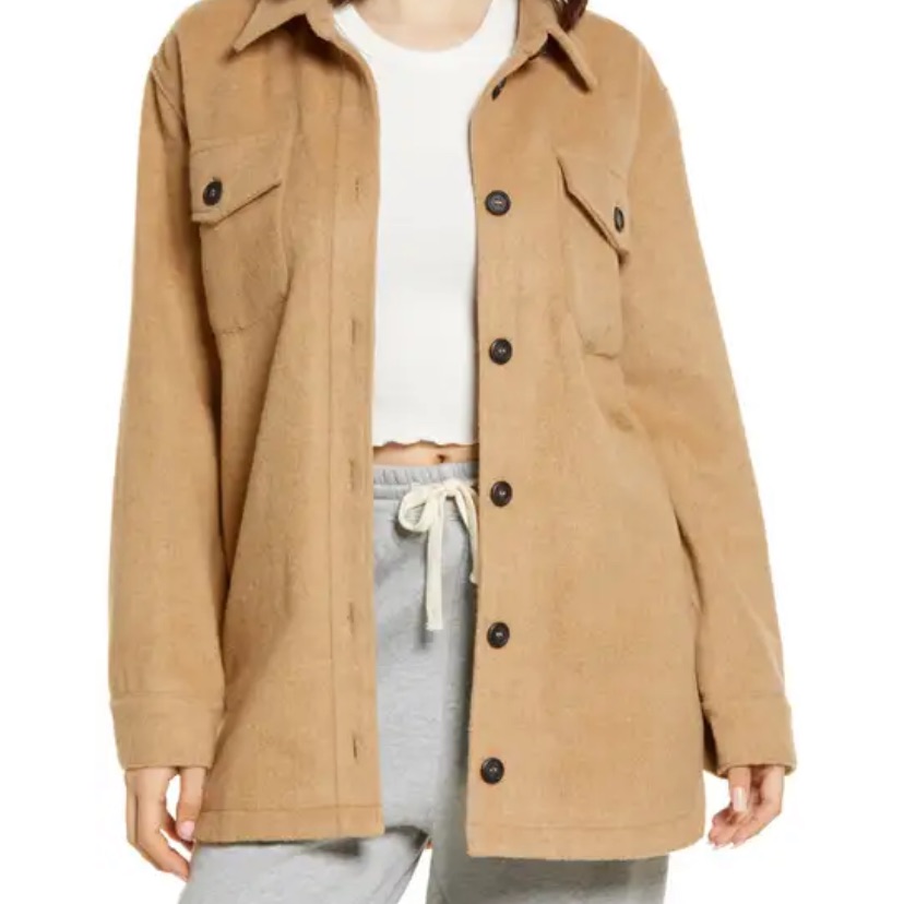Tan Shacket Small